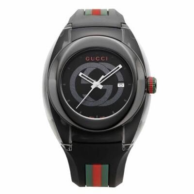 Pre-owned Gucci [] Watch Sync Outlet Black Plain Box Included Ya137107a Black