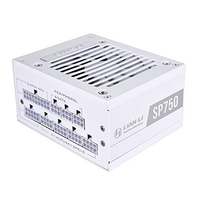 LIAN LI SP 750W 80+ Gold, White Color, Performance SFX Form Factor Power Supply
