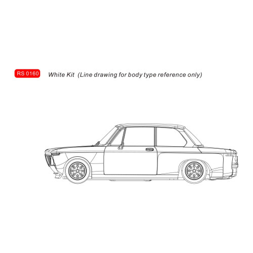 Revoslot Rs0160a Bmw 2002ti - White Kit (Rs0157-0158-0159 Style)