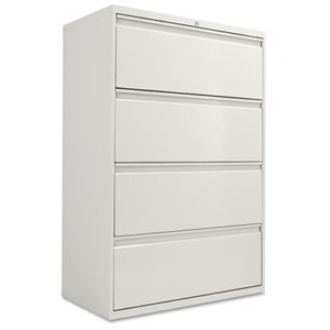 Alera Alelf3654lg 4 Drawer Lateral File Cabinet 36 Wide Locking