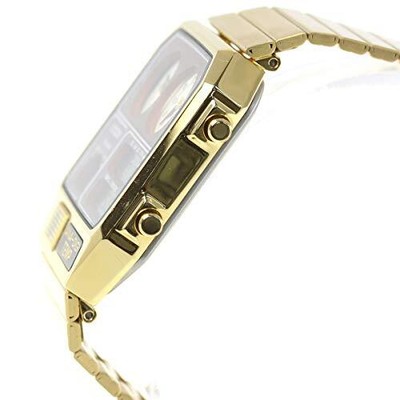 Pre-owned Citizen Record Label Ana-digi Temp Quartz Jg2103-72x Jg2103 Gold Japan