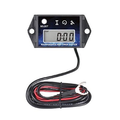 Runleader Small Engine Hour Meter,Digital Tachometer,Maintenance... 