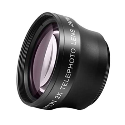 Tele Telephoto Lens for Canon XA20, XA25, XA30, XA35, Video Camcorder