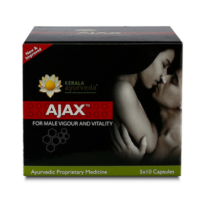 Kerala Ayurveda AJAX Capsule (50 caps) for Male Strength & Stamina Herbal