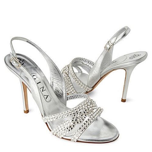 Gina Swarovski Sandals 24cm Women's High Heel Luxury Used | eBay