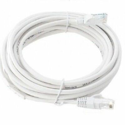 Cat6 6FT Patch Cord Cable 500mhz Ethernet Internet Network LAN RJ45 UTP WHITE US