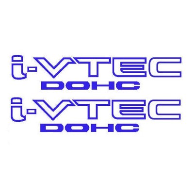 Pick your color of 2x i-VTEC DOHC JDM Sticker Decal Vinyl JDM Honda Acura ivtec