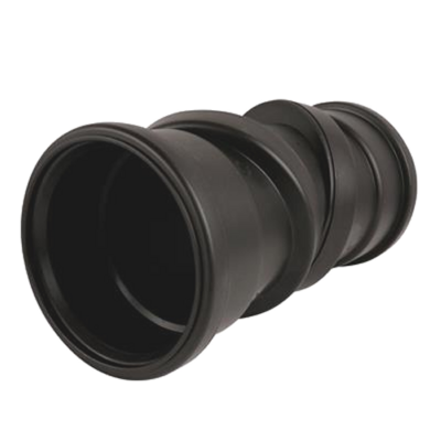 Soil Pipe 0 90 Twisty Adjustable Bend Black Double Socket Swivel 110mm