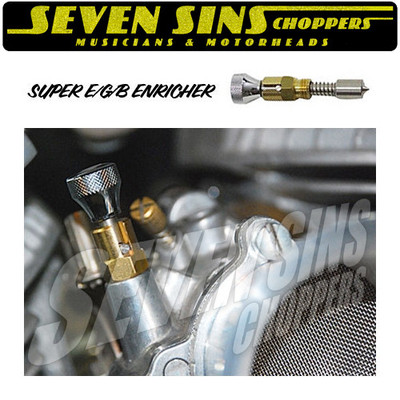 S&S SUPER E/G ENRICHER ENRICHMENT DEVICE CHOPPER HARLEY MOTORCYCLE CHOKE