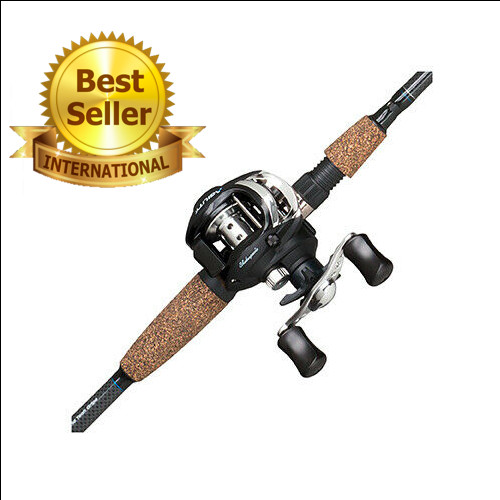 Shakespeare Agility Low Profile Baitcast Reel and Fishing Rod Combo