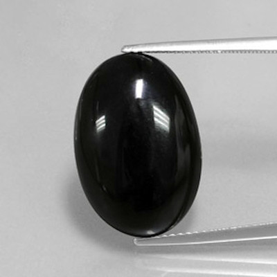 Masterpiece Collection: (1) AAA Rated Genuine Black Onyx Oval Cab (6x4-20x15mm)