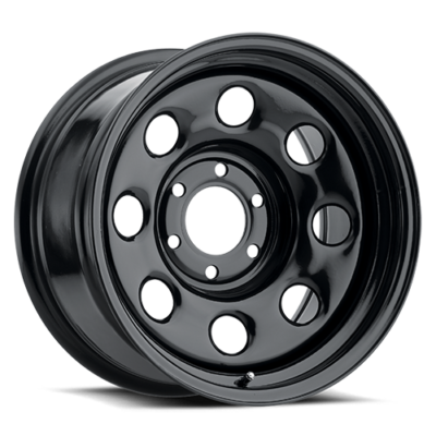 4 New 15x8 Vision 85H Soft 8 Gloss Black 6x139.7 6x5.5 ET15 Wheels Rims