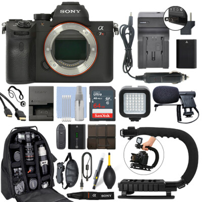 Sony Alpha a7R IV Mirrorless 61MP Digital Camera Body + 64GB Pro Video Kit