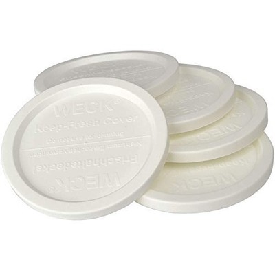 JAR 5 PACK KEEP FRESH PLASTIC LIDS, 5 PACK (SMALL = 2 3/8'', 60mm) Fits models...