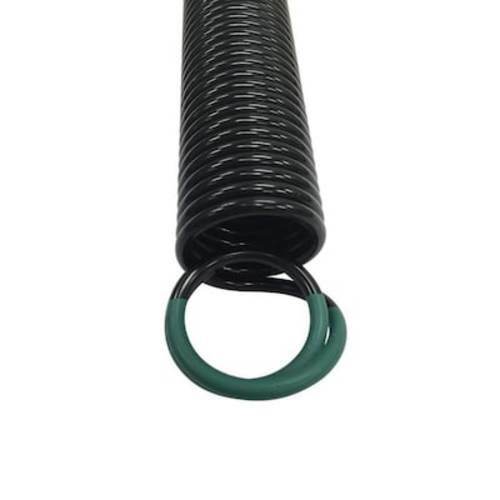 2 Pack Black Steel Garage Door Extension Spring Green Color Code W