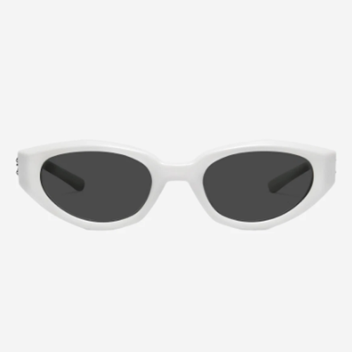Pre-owned Gentle Monster X Jennie Jentle Salon Fish Tail W2 White / Sunglasses In Brown