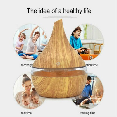USB LED Ultrasonic Aroma Humidifier Essential Oil Diffuser Aromatherapy Purifier