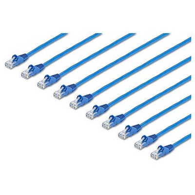 StarTech.com 10 ft. CAT6 Cable - 10 Pack - BlueCAT6 Patch Cable - Snagless RJ45