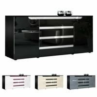 Schwarze Sideboards
