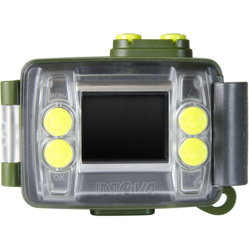 Intova Dub Waterproof Hi-Res 8MP/1080P Photo & Video Action Camera, Green