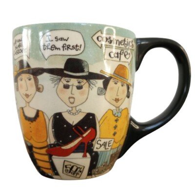 I Saw Them First Mug Lang 3 Women Shoe Shopping Coffee 2011 Karen Good Issues!