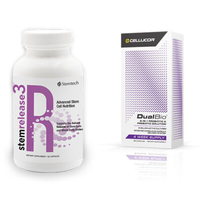 StemRelease3 SR3 by StemTech 60 Caps Nutrition AND Cellucor PROBIOTIC... !!!