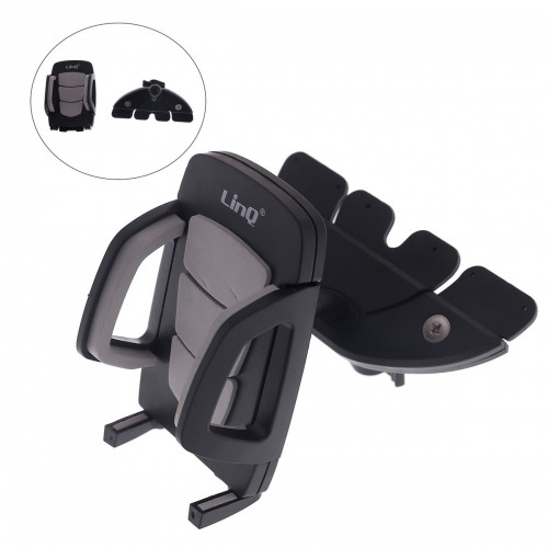 Supporto Da Auto Attacco Slot Cd Autoradio Smartphone Gps Mp3 Mp4 Linq hd-cd19