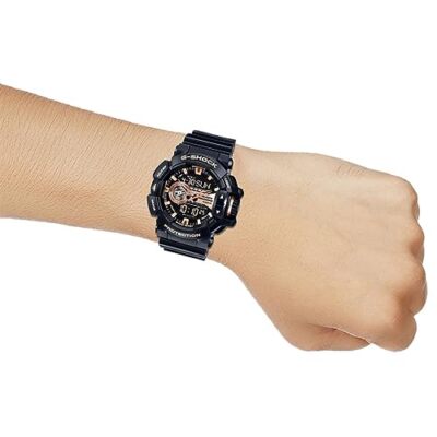 Pre-owned Casio G-shock Analog-digital Brown Dial Men Ga-400gb-1a4dr (g650)