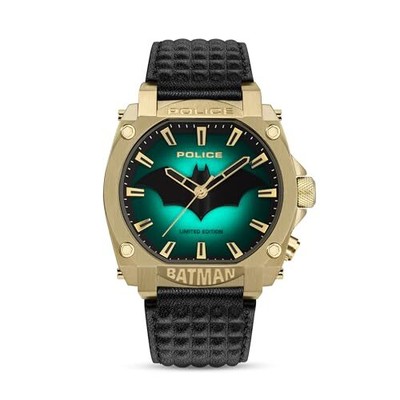 Pre-owned Police [] Watch Forever Batman Gd0022602 Men's Black