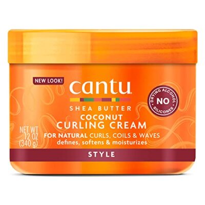 Coconut Curling Cream with Shea Butter for Natural Hair, 12 oz (Packaging May Va