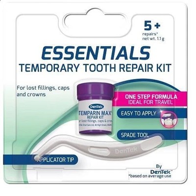 DenTek Temporary Tooth Repair Kit | Dental Filling & Cap Fix | Easy to Apply