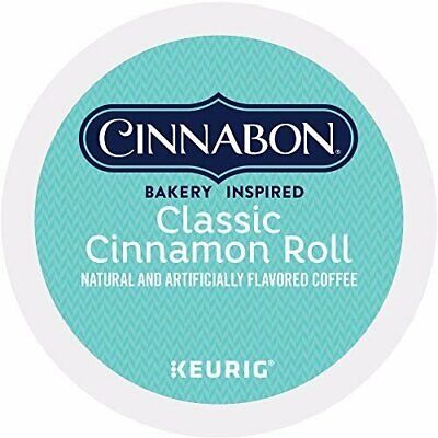Cinnabon Classic Cinnamon Roll Single-Serve Keurig K-Cup 12 Po...