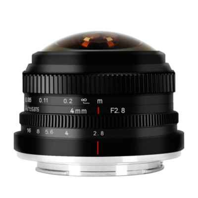 7artisans 4mm F2.8 Wide Angle Fisheye Lens For Sony E Mount A7M3 EA50U A9 Camera