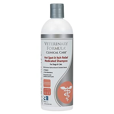 Veterinary Formula Clinical Care Hot Spot & Itch Medicated Shampoo for Dogs a...