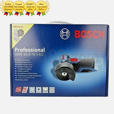 Bosch GWS 10.8-76V-EC Professional Compact Angle Grinder Body Only - Fedex