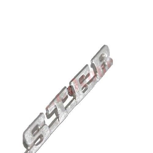 Morris Landmaster Tailgate Panel Script Badge Motif Decal Pair Chrome Plated 