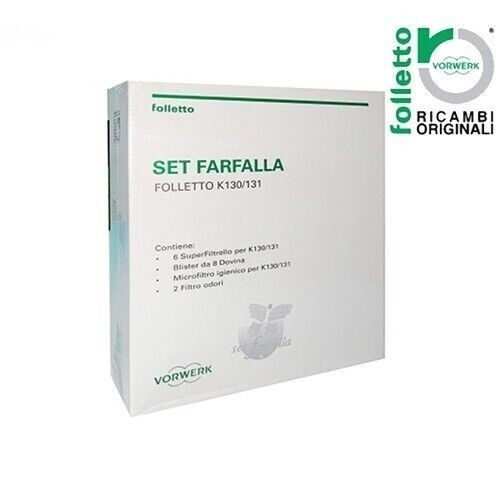 Set Farfalla Folletto Originale Vk 130 - Vk 131 Vorwerk 43730