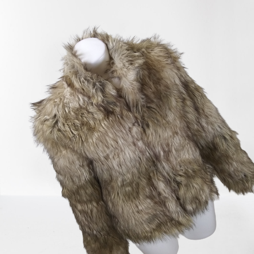 Fashion Nova Fernanda fur coat pockets size Small NWT 06535 eBay
