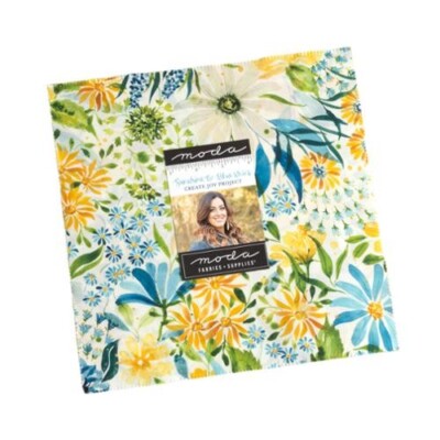 Sunshine Blue Skies Layer Cake  39820LC Moda Precuts  pre-cut Layer Cake 10 inch