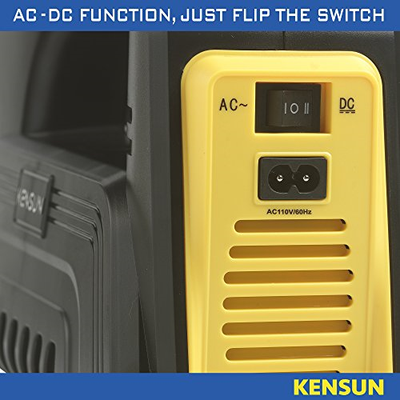 Kensun AC/DC Rapid Performance Portable Air Compressor Tire Inflator with for -