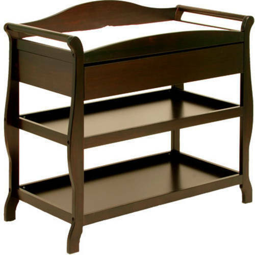 Storkcraft Aspen Changing Table With Drawer Espresso Ebay