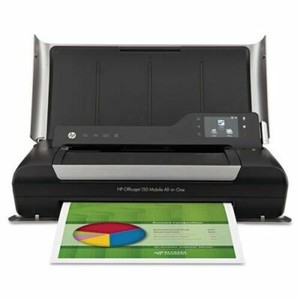 HP OfficeJet 150 Mobile All-In-One Inkjet Printer Brand New No Ink 2 Batteries