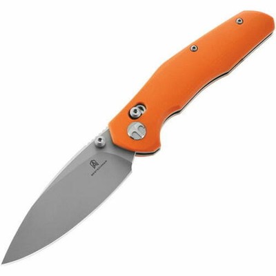 Bestech Knives BMK02F Ronan 3.26  Blade Orange Handle Folding Knife