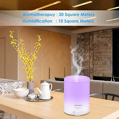 URPOWER 2nd Generation 300ml Aroma Essential Oil Diffuser Ultrasonic Air with -