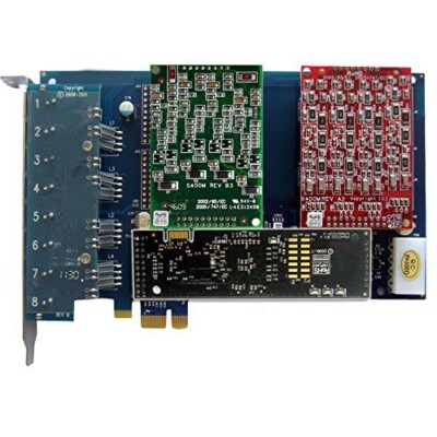 Asterisk card AEX800 8 Port with Echo Cancellation Freepbx,Issabel,IP PBX System