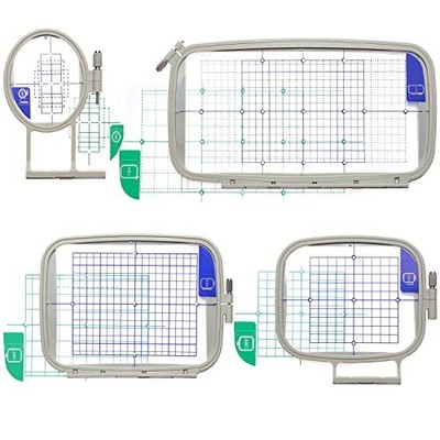 Machine Hoop 4 In 1 Set Sa442+sa443+sa444+sa445 For Brother 