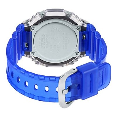 Pre-owned Casio G-shock Analog-digital Blue Dial Men Ga-2100hc-2adr (g1116)