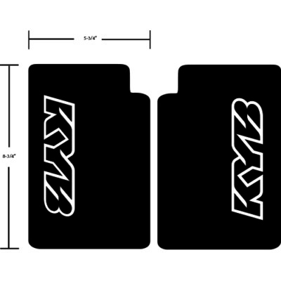 Dirt bike Upper Fork  KYB SHOWA Graphics Decal Thick Gloss Agressive Adhesive