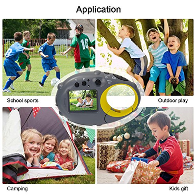 Funkprofi Kids Digital Camera 1080P HD Video Recorder 12MP Camcorder Mini Camera