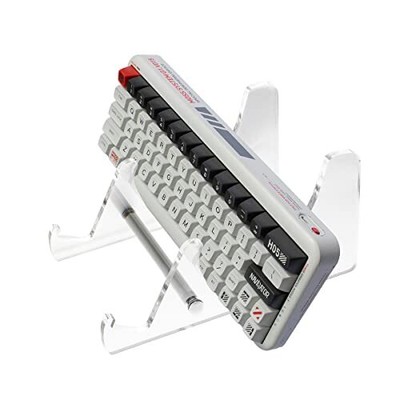 Sumgsn 1 Pcs 3-Tier Mechanical Keyboard Display Stand Keyboard Holder Transpa...